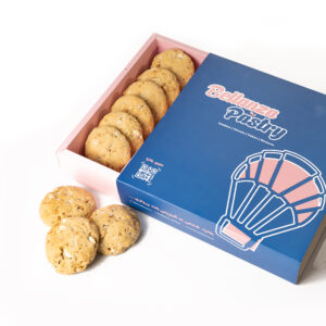 کوکی بادام با فیلینگ بری