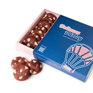 کوکی ردولوت با فیلینگ کرم پنیری